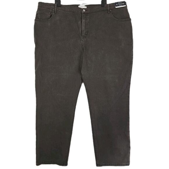 Abercrombie & Fitch ~Woman 37/24S~Brown Ultra High Rise Straight Jean Curve Love - Picture 6 of 16